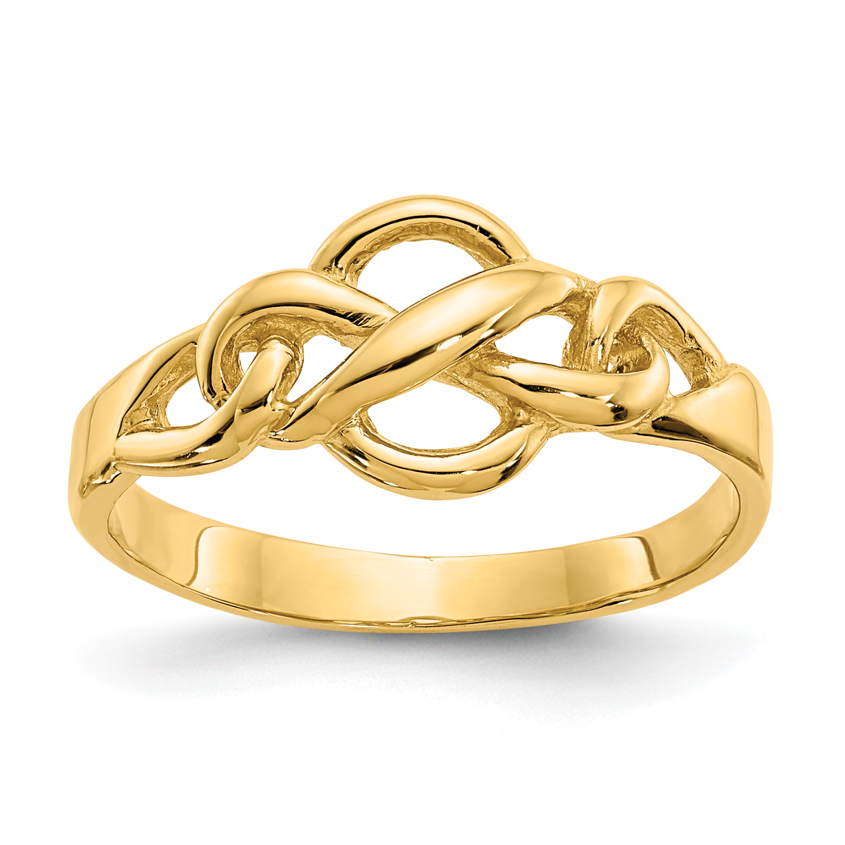 14k Free Form Knot Ring (D3103)