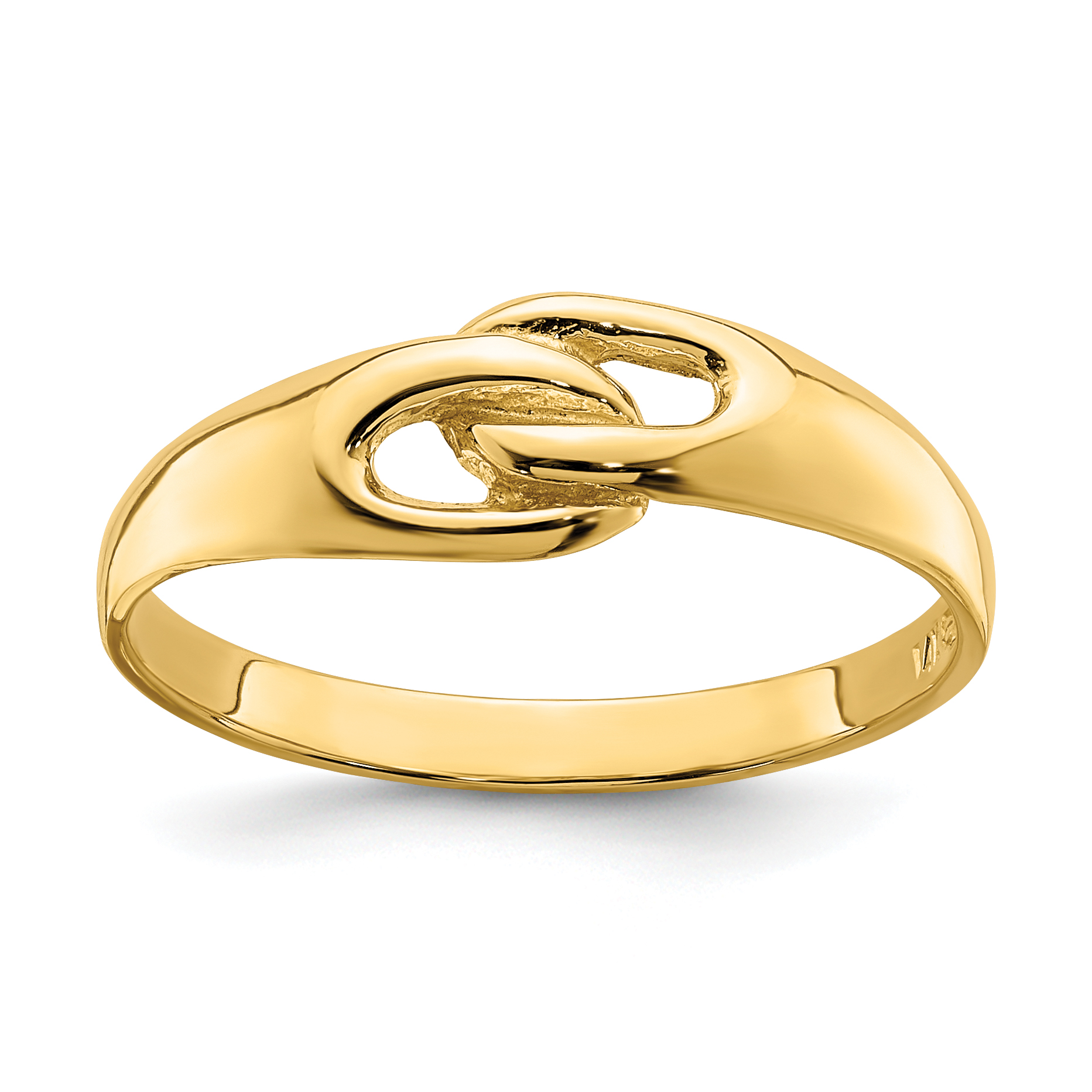 14k Free Form Knot Ring (D3104)