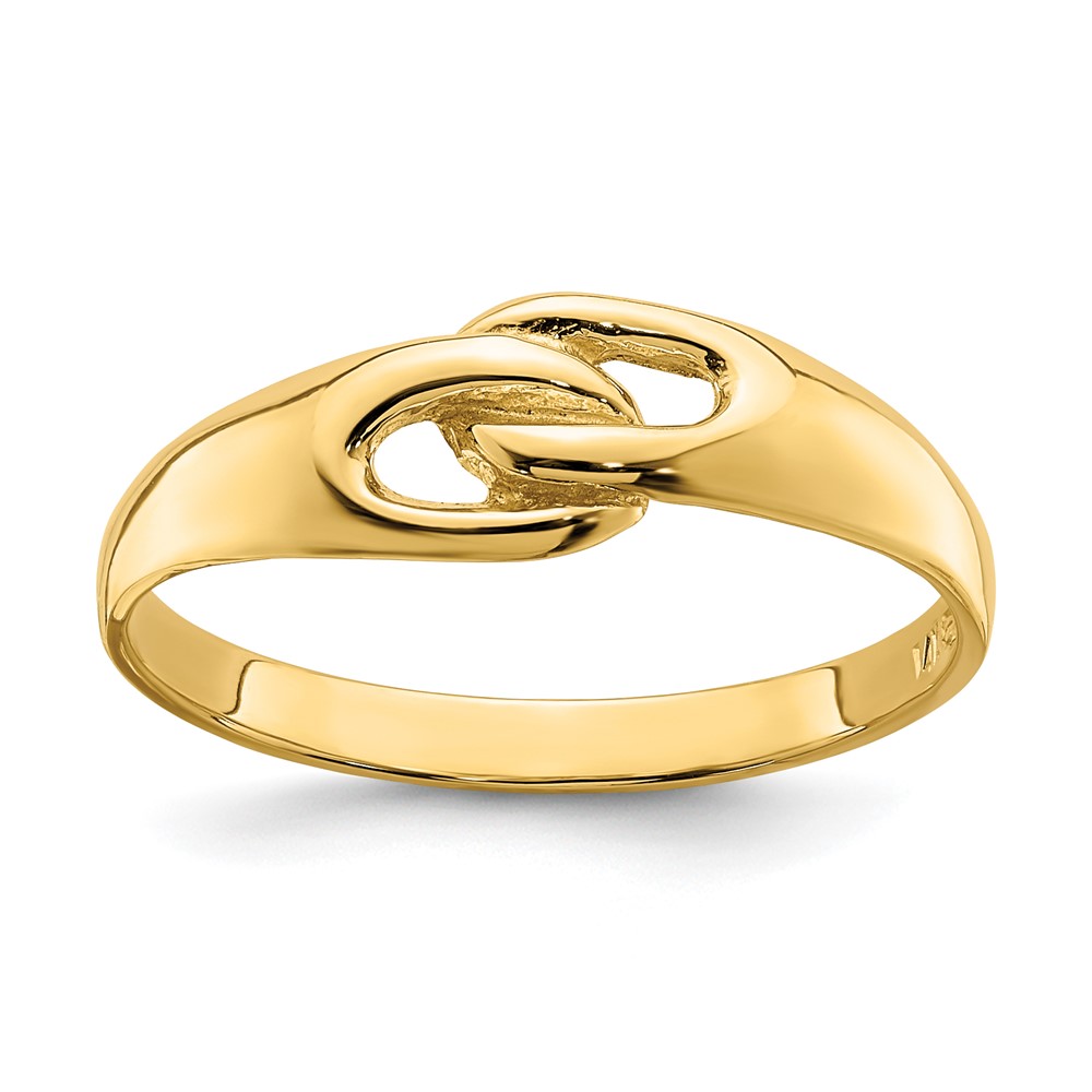 14k Free Form Knot Ring