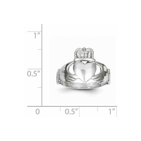 Gold Polished Claddagh Rings