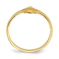 14K Yellow Gold Ladybug Ring - Size 1 view 2