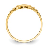 14K Heart Size 3 Ring view 2