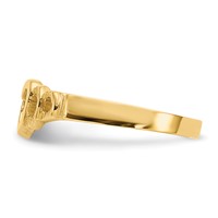 14K Heart Size 3 Ring view 4