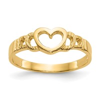 14K Heart Size 3 Ring view 1