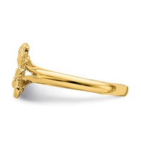 14K Yellow Gold Teddy Bear Ring - Size 2 view 3