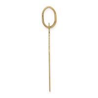 14K Yellow Gold Polished Cross Charm view 2