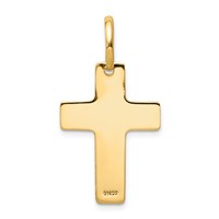 14K Polished Cross Charm view 4