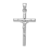 14K White Gold Crucifix Pendant view 1