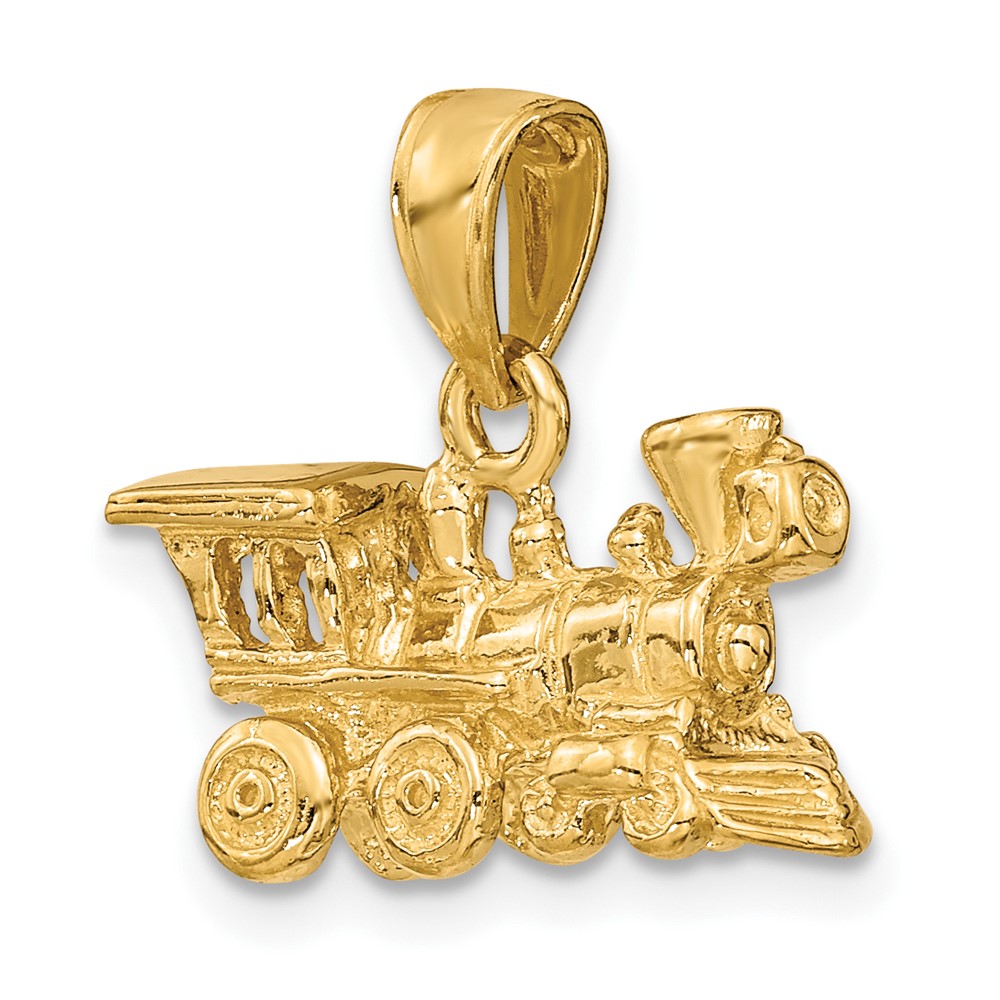 14k 3-D Locomotive Charm (D3304)