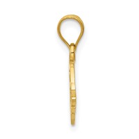 14K Yellow Gold Elephant Charm view 2