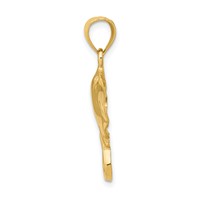 14K Stingray Pendant view 2