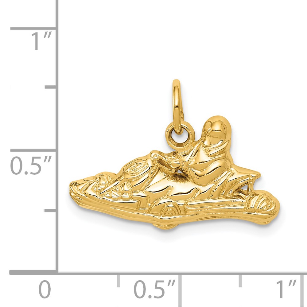 14k Go-Kart Charm (D3447)