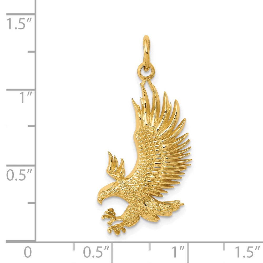 14k Bald Eagle Charm (D3460)