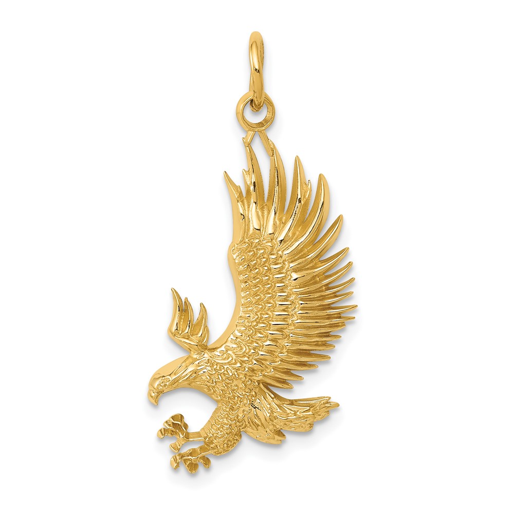 14k Bald Eagle Charm (D3460)