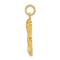 14K Swimmer Diver Charm view 2