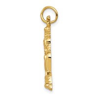 14K Female Baseball Batter Charm view 2