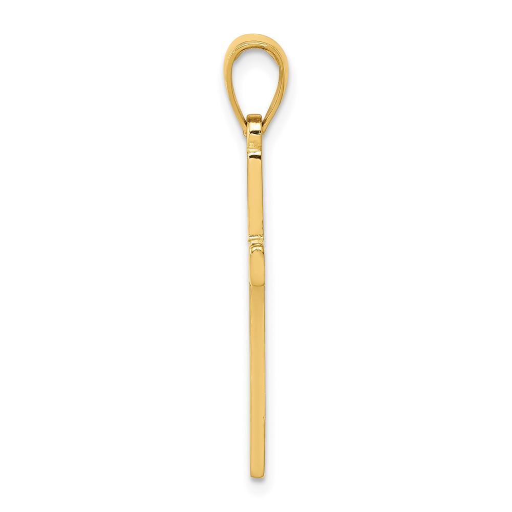 14k Cross Pendant (D3495)