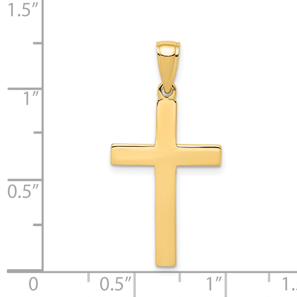 14k Cross Pendant (D3495)