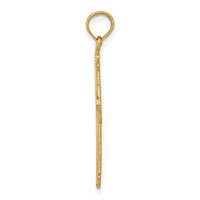 14K Yellow Gold Passion Cross Pendant view 2