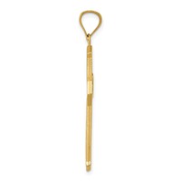14K Yellow Gold Passion Cross Pendant view 2