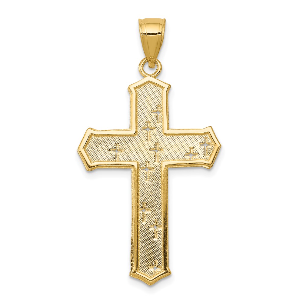 14k Passion Cross Pendant (D3523)