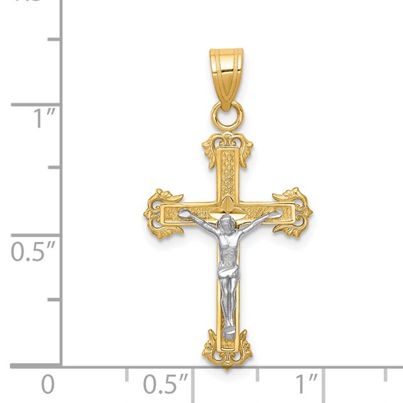 Gold INRI Crucifix Pendants