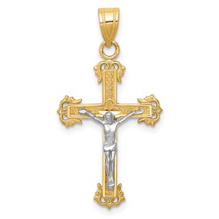 Gold INRI Crucifix Pendants