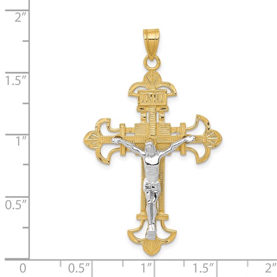 Gold INRI Crucifix Pendants
