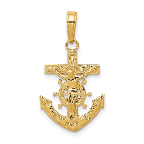 Gold Mariner Crucifix Pendants