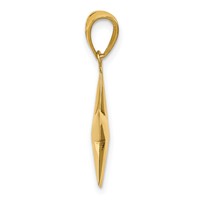 14K Polished 3-D Star Pendant view 2