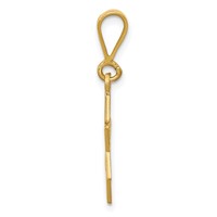 14K Yellow Gold Star of David Charm view 2