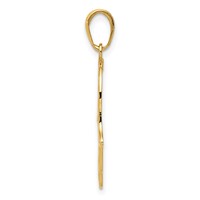 14K Filigree Chamseh Pendant view 2