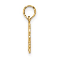 14K Yellow Gold Today Tomorrow and Forever Charm view 2