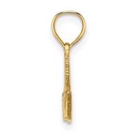 14K Yellow Gold Polished Happy Anniversary Charm view 2
