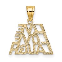 14K Live Laugh Love Charm view 4