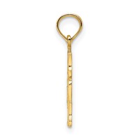 14K Yellow Gold #1 Mom Charm view 2