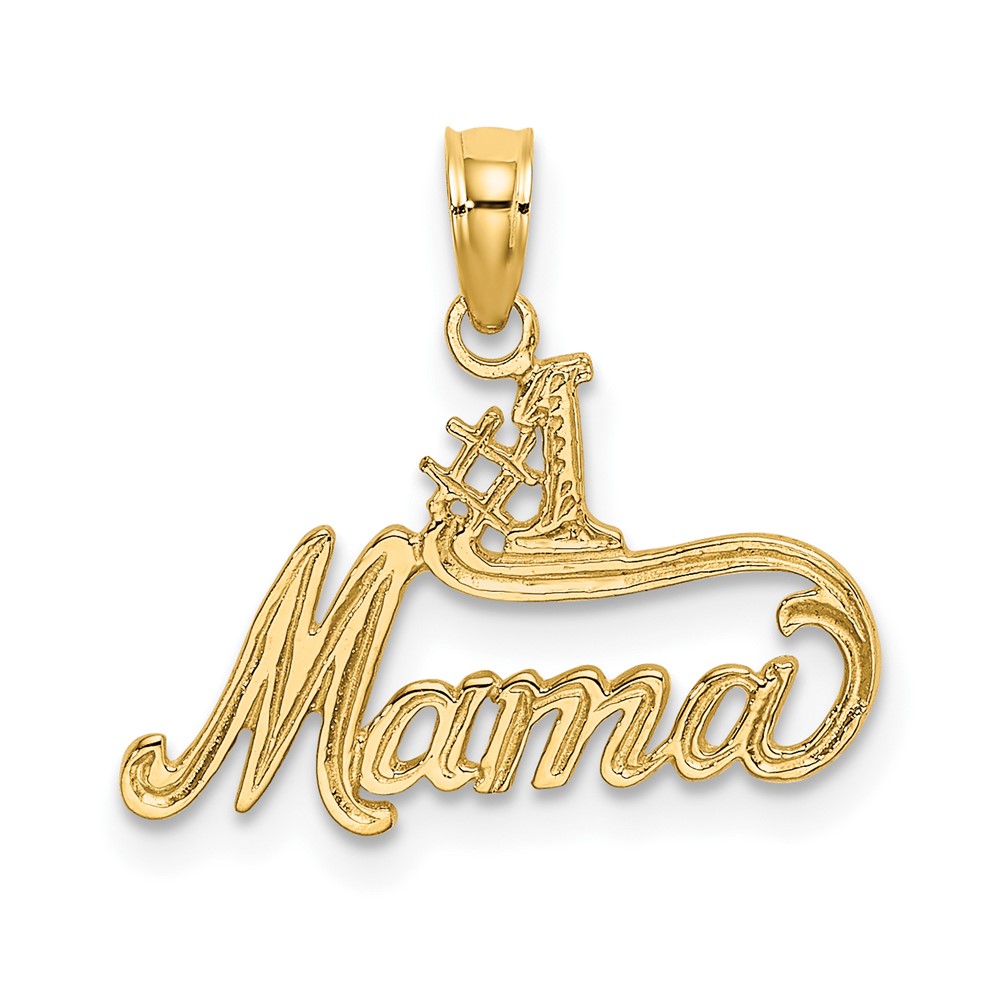 14K #1 MAMA Charm (D3933)