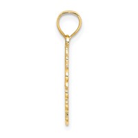 14K Mom in Heart Charm view 2