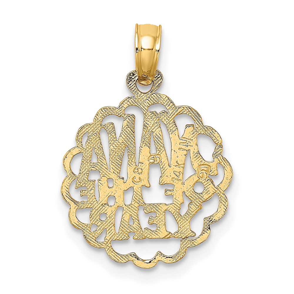 14K NANA OF THE YEAR  Charm (D3961)