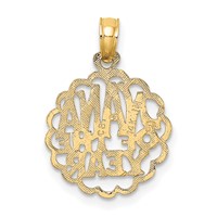 14K Yellow Gold Nana of the Year Charm view 3
