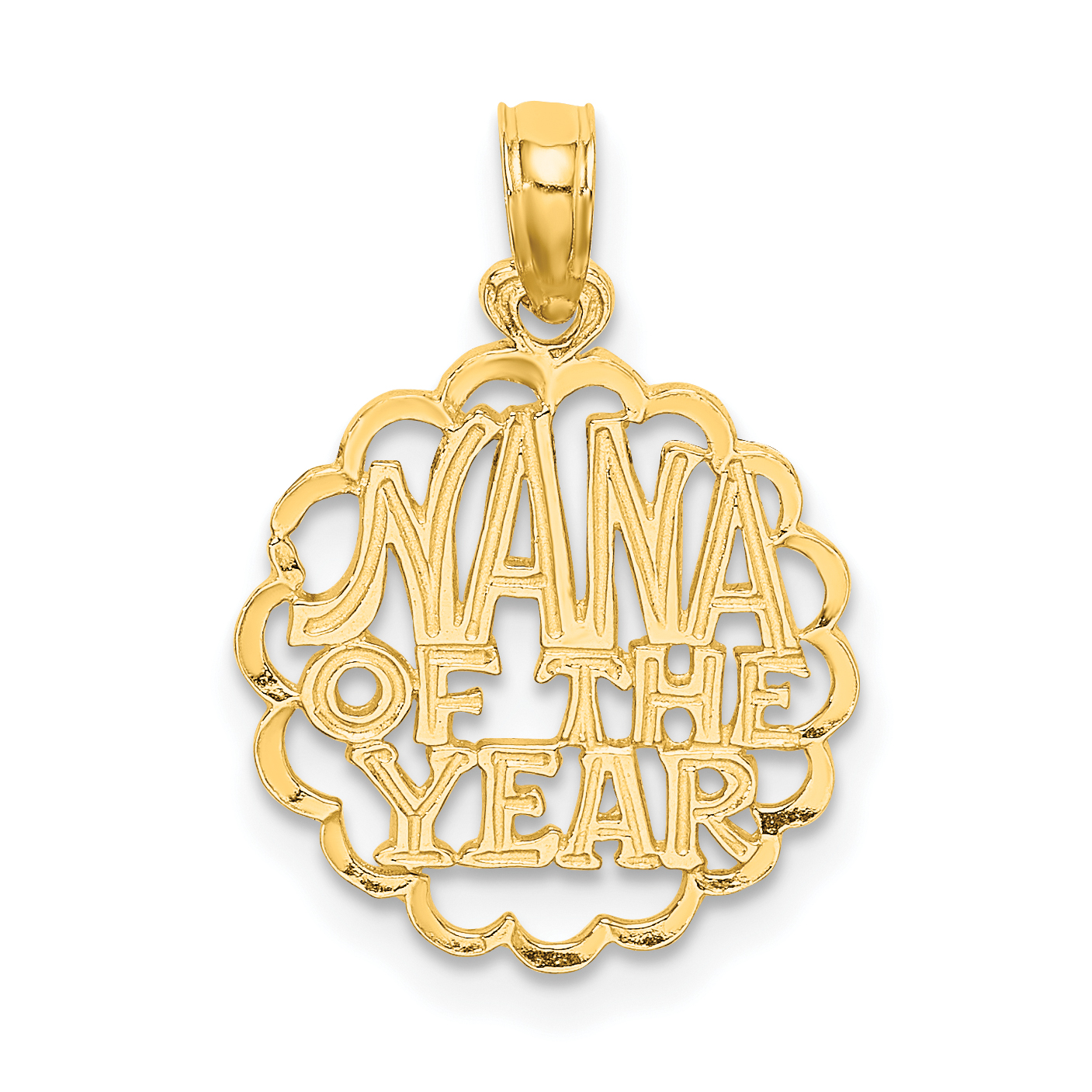 14K NANA OF THE YEAR  Charm (D3961)