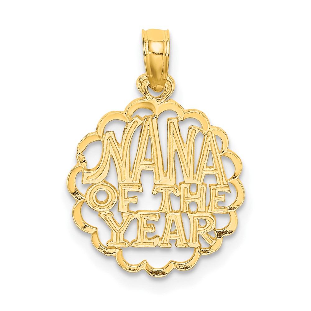 14K NANA OF THE YEAR  Charm (D3961)