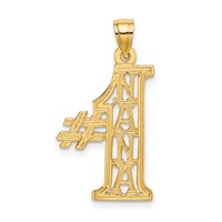 14K Yellow Gold #1 Nana Charm view 1