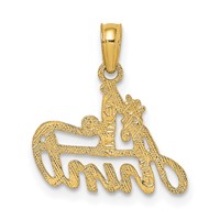 14K Yellow Gold #1 Aunt Charm view 4