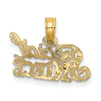 14K Yellow Gold Special Niece Charm view 4