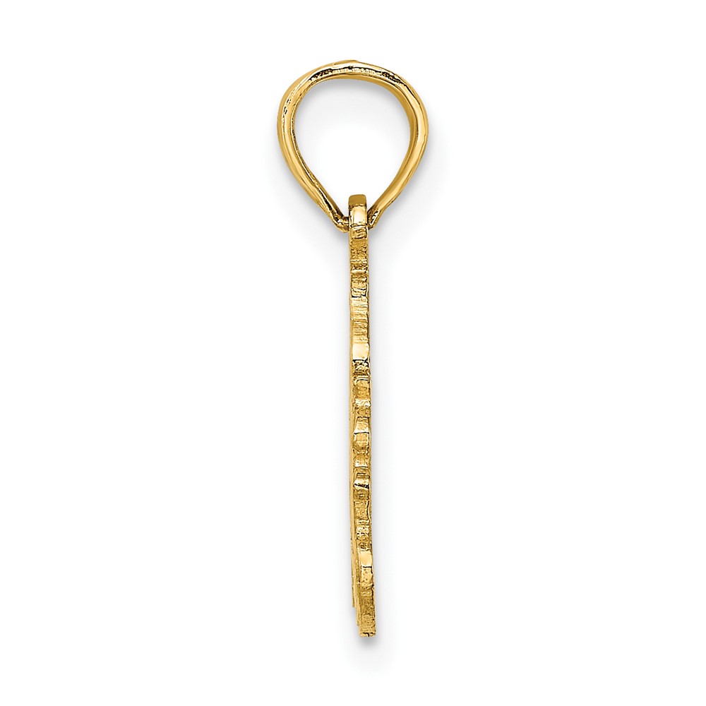 14K #1 SISTER Charm (D3972)