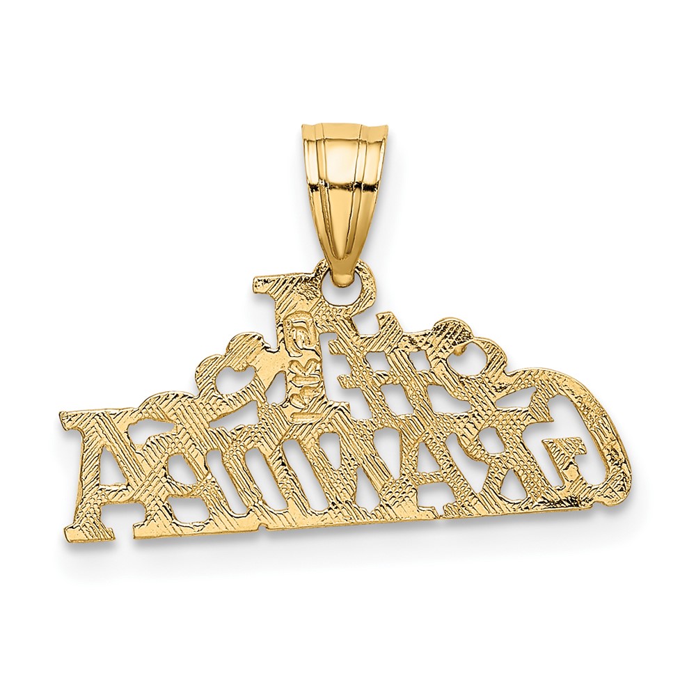 14k #1 GRANDPA Charm (D3977)