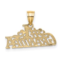 14K #1 Grandpa Charm view 3