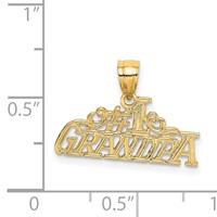 14K #1 Grandpa Charm view 4