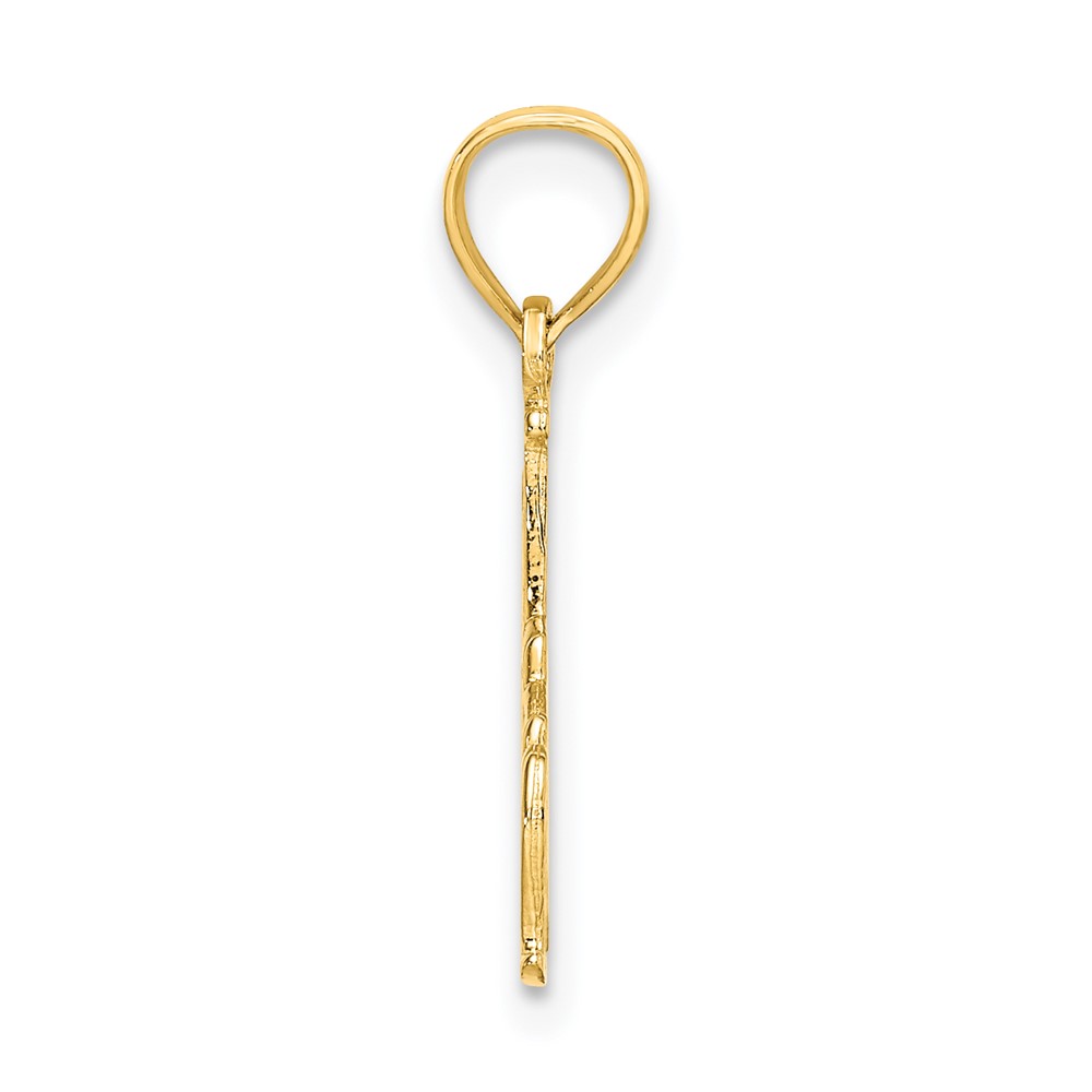 14K #1 NINA  Charm (D3987)